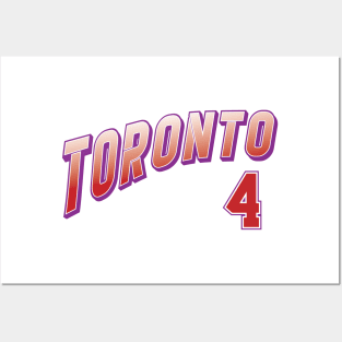 Retro Toronto Number 4 Posters and Art